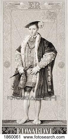 Edward Vi, 1537–1553. King Of England And Ireland. Engraved By T. Brown After J. L. Williams. From The Book “Illustrations Of English And Scottish History†Volume 1 View Large Photo Image Stock Image - Edward Vi, 1537–1553. King Of England And Ireland. Engraved By T. Brown After J. L. Williams. From The Book “Illustrations Of English And Scottish History†Volume 1. Fotosearch