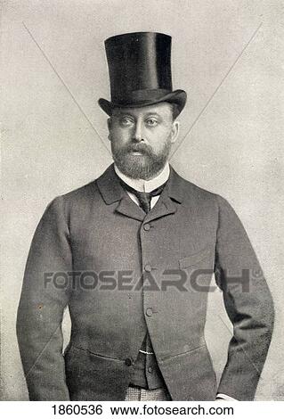 Stock Photograph - Edward Vii, 1841-1910. King Of England, 1901-1910.. Fotosearch