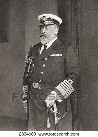 Stock Image - Edward Vii, Albert Edward, 1841 ÃƒÂ¢Ã¢â‚¬Å¡Ã‚Â¬. Fotosearch