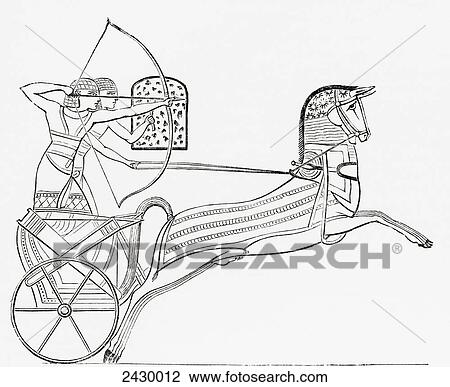 Egyptian war chariot. From The Imperial Bible Dictionary, published 1889. View Large Photo Image Stock Image - Egyptian war chariot. From The Imperial Bible Dictionary, published 1889.. Fotosearch