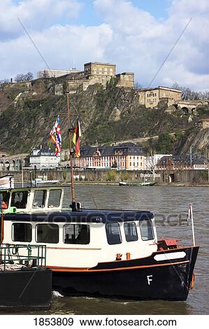 Ehrenbreitstein Fortress, Koblenz, Rheinland-Pfalz, Germany View Large Photo Image Stock Photo - Ehrenbreitstein Fortress, Koblenz, Rheinland-Pfalz, Germany. Fotosearch