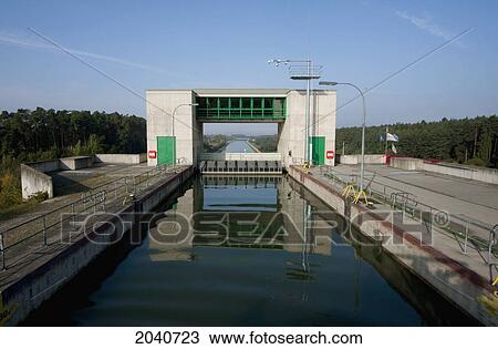 Eibach Lock On The Main-Danube Canal, Bavaria, Germany View Large Photo Image Stock Image - Eibach Lock On The Main-Danube Canal, Bavaria, Germany. Fotosearch