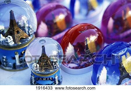 Eiffel Tower Snowglobes View Large Photo Image Stock Image - Eiffel Tower Snowglobes. Fotosearch