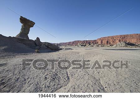 El Hongo Formation, Valle de la Luna (Moon Valley), Ischigualasto Natural Park, San Juan, Argentina View Large Photo Image Stock Photograph - El Hongo Formation, Valle de la Luna (Moon Valley), Ischigualasto Natural Park, San Juan, Argentina. Fotosearch