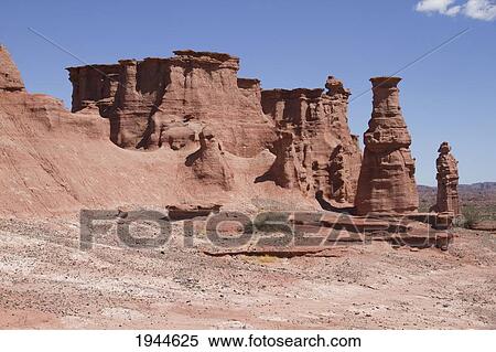 El Monje (The Monk) Rock Formation, Talampaya National Park, La Rioja, Argentina View Large Photo Image Stock Photography - El Monje (The Monk) Rock Formation, Talampaya National Park, La Rioja, Argentina. Fotosearch