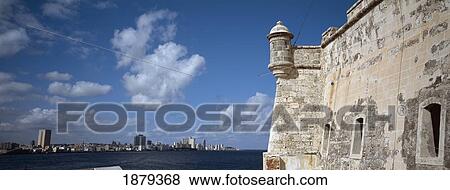 El Morro Fortress And Skyline View Large Photo Image Stock Photo - El Morro Fortress And Skyline. Fotosearch