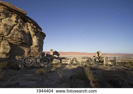 El Submarino Formation, Valle de la Luna (Moon Valley), Ischigualasto Natural Park, San Juan, Argentina View Large Photo Image Picture - El Submarino Formation, Valle de la Luna (Moon Valley), Ischigualasto Natural Park, San Juan, Argentina. Fotosearch