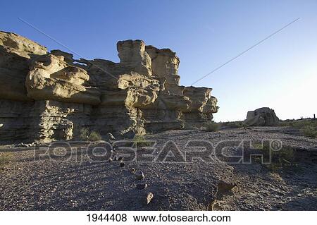 Stock Photo - El Submarino Formation, Valle de la Luna (Moon Valley), Ischigualasto Natural Park, San Juan, Argentina. Fotosearch