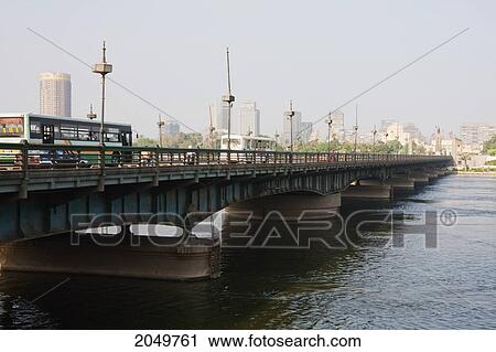 El Tahir Bridge Over The Nile River, Cairo, Al Qahirah, Egypt View Large Photo Image Stock Image - El Tahir Bridge Over The Nile River, Cairo, Al Qahirah, Egypt. Fotosearch