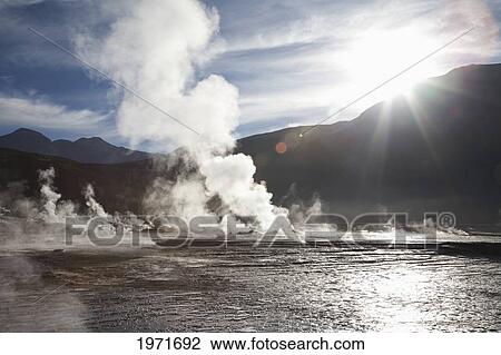 Stock Image - El Tatio Geysers, Antofagasta Region, Chile. Fotosearch