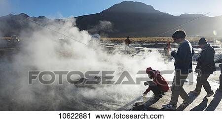 El Tatio Geysers; Calama, Antofagasta Region, Chile View Large Photo Image Stock Image - El Tatio Geysers; Calama, Antofagasta Region, Chile. Fotosearch