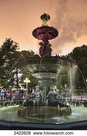 Elaborate water fountain on a plaza in South America; Mendoza, Argentina View Large Photo Image Stock Photo - Elaborate water fountain on a plaza in South America; Mendoza, Argentina. Fotosearch