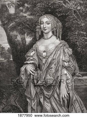 Stock Image - Eleanor Nell Gwyn, 1650 To 1687. English Actress And Mistress Of King Charles Ii Of England. From The Book Short History Of The English People By J. R. Green Published London 1893.. Fotosearch