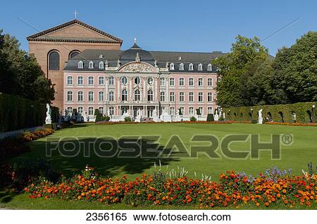 Stock Photography - Electoral Palace; Trier, Rheinland-Pfaltz, Germany. Fotosearch
