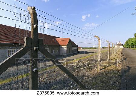 Electrified barbed wire, Buchenwald Concentration Camp, Germany View Large Photo Image Stock Photography - Electrified barbed wire, Buchenwald Concentration Camp, Germany. Fotosearch