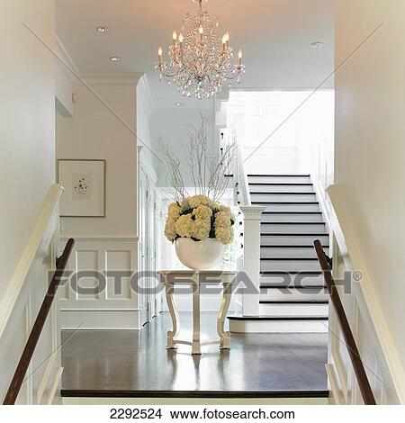 Picture - Elegant foyer in house; Victoria vancouver island british columbia canada. Fotosearch