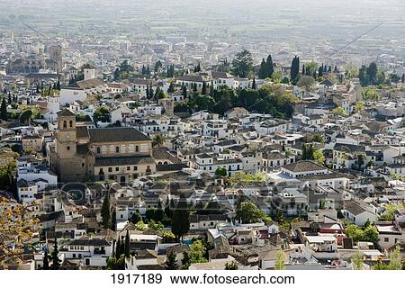 Elevated View Of Albaicin View Large Photo Image Stock Photo - Elevated View Of Albaicin. Fotosearch