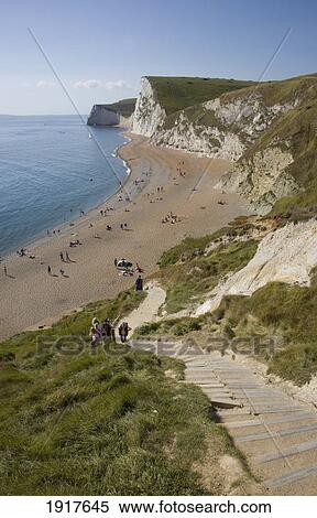 Stock Photography - Elevated View Of Durdle Door. Fotosearch