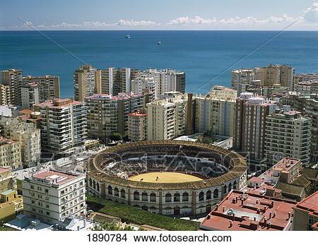 Picture - Elevated View Of Malaga. Fotosearch