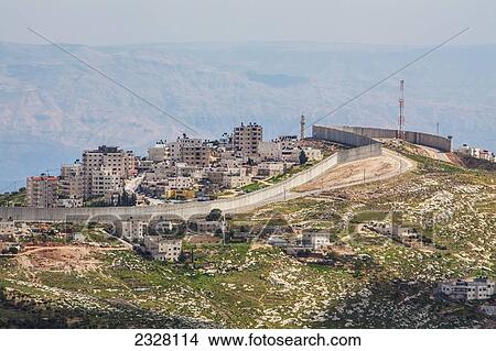 Picture - Elevated view of West Bank; Israel. Fotosearch