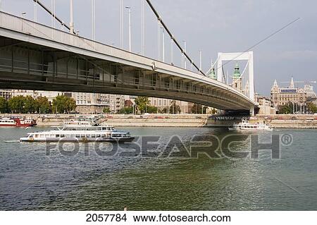 Picture - Elisabeth Bridge, Budapest, Hungary. Fotosearch