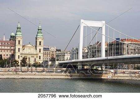 Stock Photograph - Elisabeth Bridge, Budapest, Hungary. Fotosearch