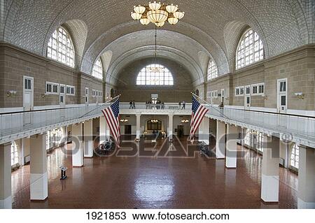 Stock Image - Ellis Island Immigration Museum. Fotosearch