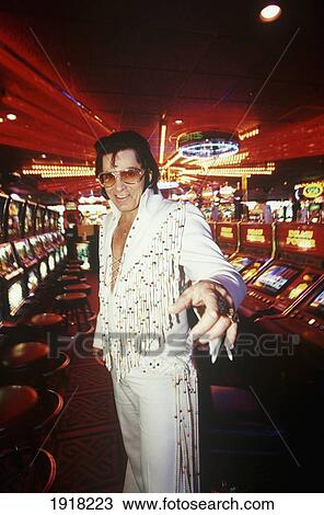 Elvis Impersonator In Casino, Las Vegas View Large Photo Image Stock Image - Elvis Impersonator In Casino, Las Vegas. Fotosearch