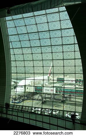 Emirates Airbus A380 at Dubai International Airport; Dubai, United Arab Emirates View Large Photo Image Stock Image - Emirates Airbus A380 at Dubai International Airport; Dubai, United Arab Emirates. Fotosearch
