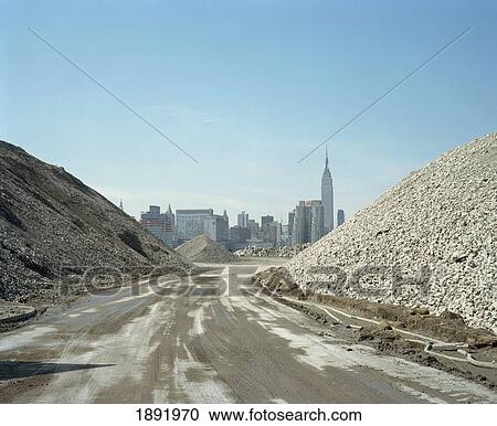 Stock Image - Empire State Building From Queens. Fotosearch