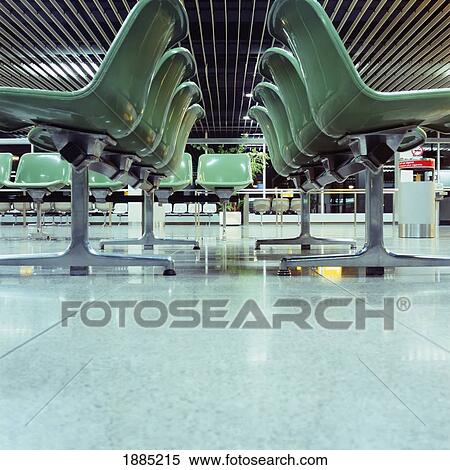 Empty Chairs In An Airport View Large Photo Image Stock Photography - Empty Chairs In An Airport. Fotosearch