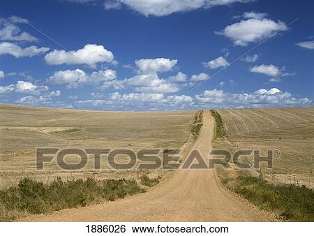 Empty Track Going Over Hills View Large Photo Image Stock Photograph - Empty Track Going Over Hills. Fotosearch