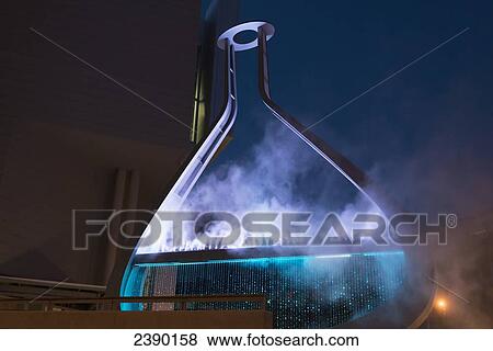 Stock Photo - Emptyful sculpture at Millenium Library; Winnipeg, Manitoba, Canada. Fotosearch