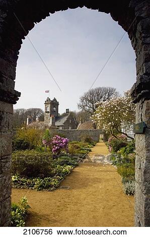 England, Channel Islands, View of La Seigneurie gardens; Sark View Large Photo Image Stock Photograph - England, Channel Islands, View of La Seigneurie gardens; Sark. Fotosearch