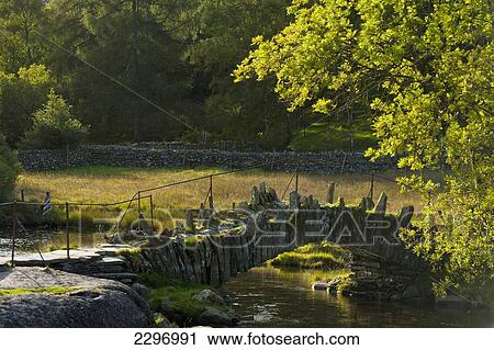 England, Cumbria, Lake District National Park, View of Slaters Bridge; Little Langdale View Large Photo Image Stock Image - England, Cumbria, Lake District National Park, View of Slaters Bridge; Little Langdale. Fotosearch
