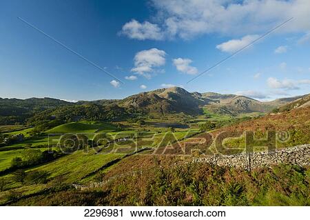 England, Cumbria, Landscape with Tilberthwaite Fells; Lake District National Park View Large Photo Image Stock Image - England, Cumbria, Landscape with Tilberthwaite Fells; Lake District National Park. Fotosearch