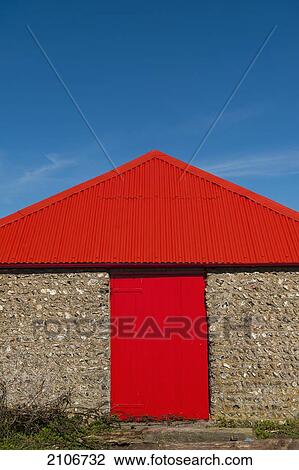 England, East Sussex, Bright red barn door and roof; Seven Sisters National Park View Large Photo Image Stock Image - England, East Sussex, Bright red barn door and roof; Seven Sisters National Park. Fotosearch