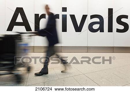 Picture - England, Heathrow; London, Airport scene. Fotosearch
