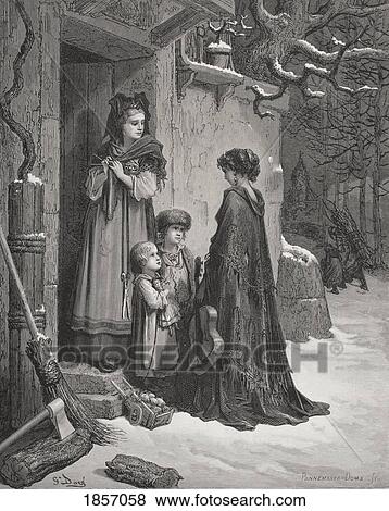 Engraving Illustrating The Grasshopper And The Ant By Gustave Dore 1832-1883 French Artist And Illustrator From Fontaine's Fables By Jean De La Fontaine View Large Photo Image Stock Photo - Engraving Illustrating The Grasshopper And The Ant By Gustave Dore 1832-1883 French Artist And Illustrator From Fontaine's Fables By Jean De La Fontaine. Fotosearch