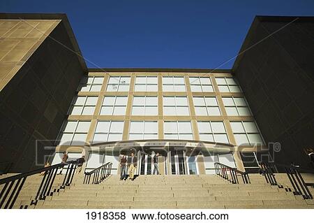 Stock Photo - Entrace To Museum Of Contemporary Art, Chicago, Illinois, Usa. Fotosearch
