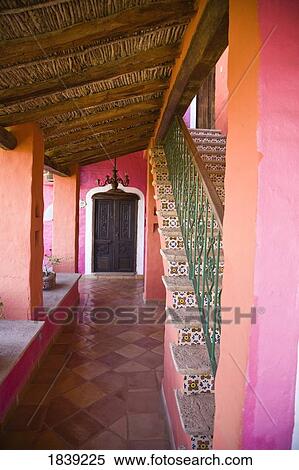 Stock Photography - Entrance Door On Las Moras Ranch Near Copala Town And Mazatlan; Mazatlan, Sinaloa, Mexico. Fotosearch