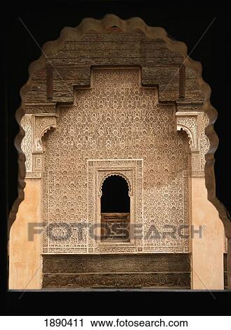 Entrance To Ben Youssef Medersa View Large Photo Image Stock Image - Entrance To Ben Youssef Medersa. Fotosearch