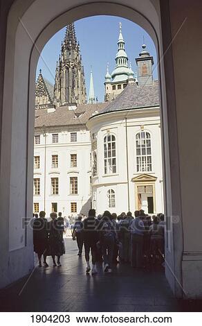 Entrance To Castle Courtyard, Prague, Czech Republic. View Large Photo Image Stock Image - Entrance To Castle Courtyard, Prague, Czech Republic.. Fotosearch