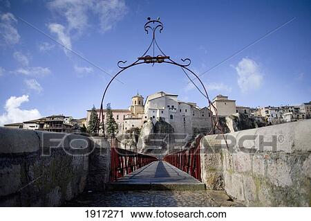 Stock Image - Entrance To Footbridge. Fotosearch