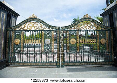 Stock Image - Entrance to Jerudong Park; Bandar Seri Begawan, Brunei. Fotosearch