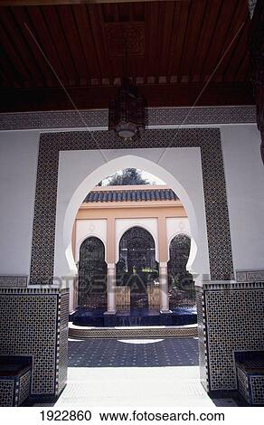 Stock Image - Entrance To Mamonia Hotel. Fotosearch