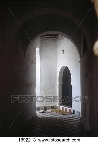 Stock Image - Entrance To Small Mosque. Fotosearch