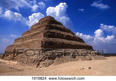 Picture - Entrance To Step Pyramid Of Djoser. Fotosearch