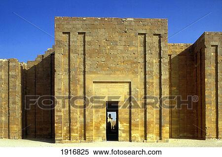 Entrance To Step Pyramid Of Djoser View Large Photo Image Stock Photography - Entrance To Step Pyramid Of Djoser. Fotosearch