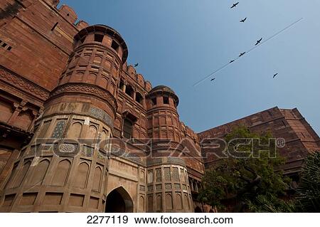 Entrance to the Agra Fort; Agra, India View Large Photo Image Stock Photo - Entrance to the Agra Fort; Agra, India. Fotosearch